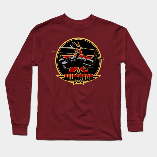 Kamov KA-52 Alligator Long Sleeve T-Shirt by TCP